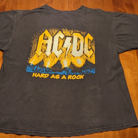 100% Original Vintage AC/DC Ball breaker/ Hard as a Rock Contert T-Shirt - Picture 3 of 7